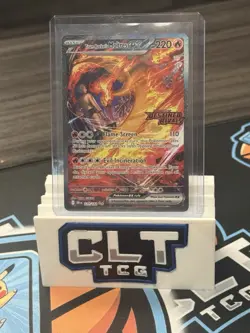 Team Rocket's Moltres ex - (Destined Rivals Stamp) 229/182 Miscellaneous Cards & - Image 1
