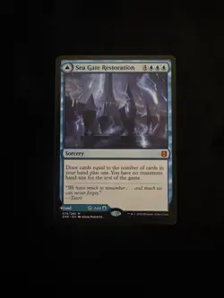 MTG English Sea Gate Restoration / Sea Gate, Reborn NM Normal Zendikar Rising - Image 1