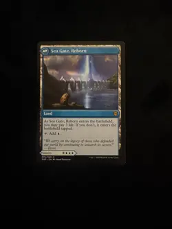 MTG English Sea Gate Restoration / Sea Gate, Reborn NM Normal Zendikar Rising - Image 2