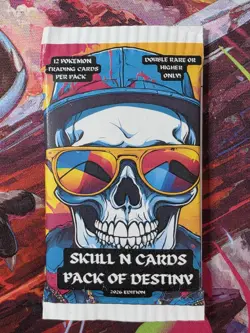 ☠☠ Skull N Cards Pack Of Destiny Pokemon GOD PACK! All HITS! NO BULK! - Image 1