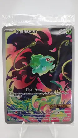 Bulbasaur 133/132 Stamped Mega Evolution Promo Sealed Pokemon Card TCG - Image 1