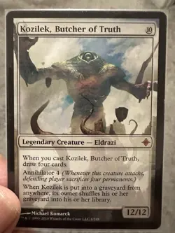 Magic the Gathering - Kozilek, Butcher of Truth - Rise of the Eldrazi - Non-foil - Image 1