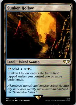 Magic the Gathering Sunken Hollow Warhammer 40,000 Commander MTG Free Shipping! - Image 1