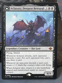 MTG Aclazotz, Deepest Betrayal /Temple Of The Dead MYTHIC LCI 88 NM/Mint - Image 1