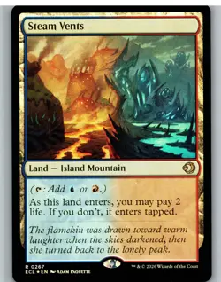 Steam Vents (Foil) - #267 - Rare - Lorwyn Eclipsed - ECL - Image 1