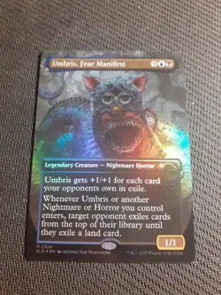 MTG Umbris, Fear Manifest (Foil) Secret Lair x Furby 2324 NM - Image 1