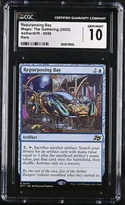 MTG Magic: The Gathering Repurposing Bay 0056 2025 Aetherdrift Rare CGC 10 - Image 1