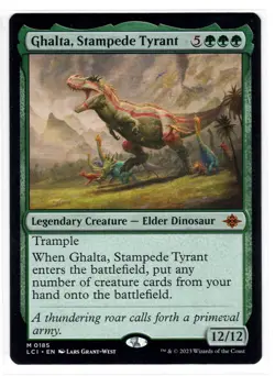 MTG Ghalta, Stampede Tyrant - The Lost Caverns of Ixalan (LCI) Regular Magic NM - Image 1