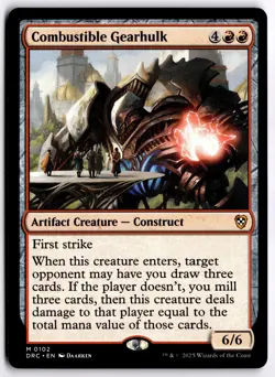 Combustible Gearhulk NM DRC Commander: Aetherdrift MTG - Image 1