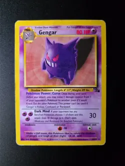 Gengar #20 Pokemon Fossil HP - Image 1