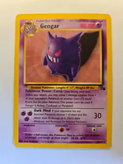 Gengar #20 Pokemon Fossil HP - Image 3