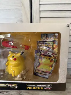 Pokemon TCG Celebrations Premium Figure Collection Pikachu VMAX Box - Sealed 820650809408 - Image 3