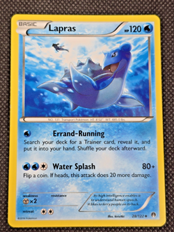 Lapras 28/122 Regular Uncommon - XY BREAKpoint 2016 Pokemon TCG - LP --L15 - Image 1