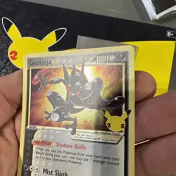 2021 Pokemon Celebrations - Greninja Gold Star Promo #SWSH144 - Mint #2 - Image 3
