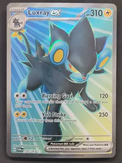 Luxray ex 195/167 Ultra Rare Twilight Masquerade Pokemon TCG - Image 1