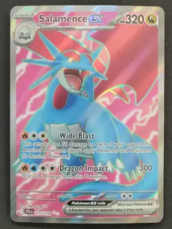 Salamence ex 177/159 Ultra Rare Journey Together Pokemon TCG - Image 1