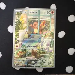 Pokemon Charmander TCG Scarlet & Violet Promo 044 Full Art Holo - Image 1