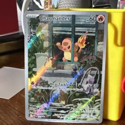 Pokemon Charmander TCG Scarlet & Violet Promo 044 Full Art Holo - Image 3