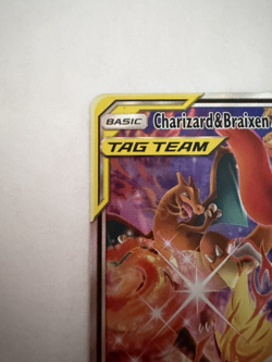 Pokemon TCG Charizard and Braixen GX Tag Team Holo Black Star Promo - Image 2
