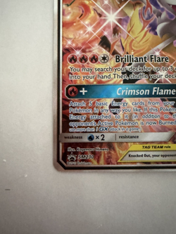 Pokemon TCG Charizard and Braixen GX Tag Team Holo Black Star Promo - Image 4