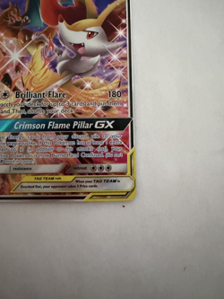 Pokemon TCG Charizard and Braixen GX Tag Team Holo Black Star Promo - Image 5