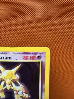 Pokemon TCG - ALAKAZAM - 1/102 - HOLO - UNLIMITED - BASE SET 1999 - HP/DMG - Image 3