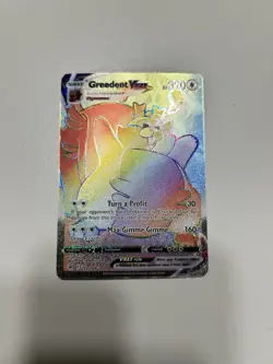 Greedent VMAX 272/264 Pokemon TCG: SWSH08 - Fusion Strike Secret Rare Rainbow - Image 1
