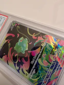 Pokemon Bulbasaur - (Mega Evolution Stamped Promo) 133/132 Holo PSA 8 Clean - Image 3