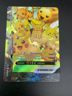 Pikachu V-Union Complete Set of 4 SWSH139 140 141 142 Pokemon 2021 - Image 5