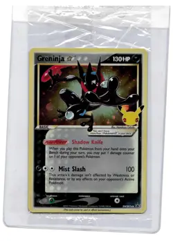Pokemon Greninja Gold Star Holo Promo SWSH144 Celebrations Black Star Sealed - Image 1