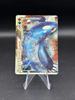Pokemon Kyogre & Groudon Legend Top - 87/90 Undaunted Ultra Rare Holo HP - Image 1