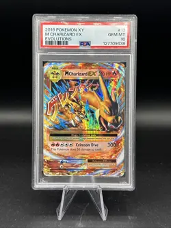 2016 Pokemon XY M Charizard EX Evolutions PSA 10 - Image 1