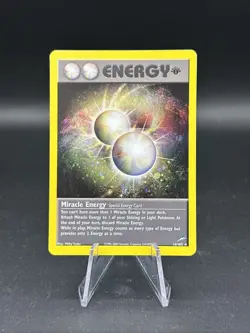 2002 Pokemon Neo Destiny #16 Miracle Energy-Holo 1st Edition - Image 1