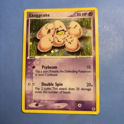 Pokemon TCG— Exeggcute 33/112 FireRed & LeafGreen Reverse Holo LP - Image 1