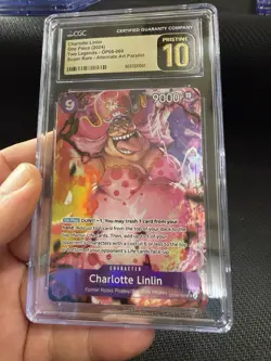 Charlotte Linlin Alt Art Parallel OP08-069 Two Legends Foil One Piece CCG - Image 1