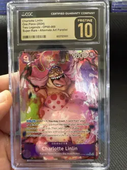 Charlotte Linlin Alt Art Parallel OP08-069 Two Legends Foil One Piece CCG - Image 2