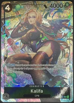 One Piece CCG Kalifa Alternate Art OP03 Pillars of Strength OP03-081 NM - Image 1