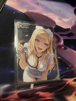 Goddess Story Metal Card Serialized Anime Waifu Random Serial # - Image 1