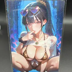 Eve Cheongsam Stellar Blade Anime Waifu Card Doujin ACG Goddess Holo - Image 2