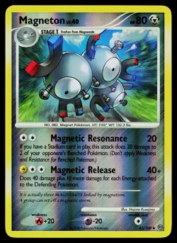 Pokemon Card - Magneton Stormfront 42/100 Uncommon Reverse Holo - Image 1