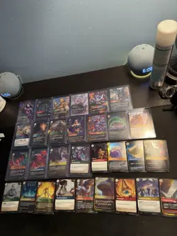 Riftbound TCG Spiritforged 29x Card Lot NM-Mint, Features Aphelios Exalted ON - Image 1