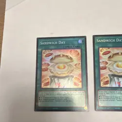 Play set (x3) Sandwich Day Spell Card 1st Edition - super rare - Image 3