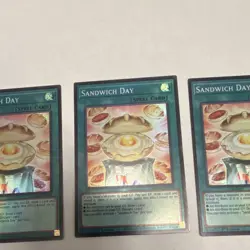 Play set (x3) Sandwich Day Spell Card 1st Edition - super rare - Image 4