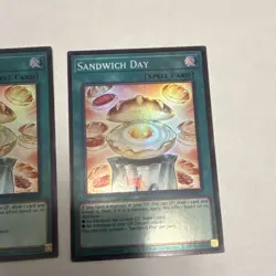 Play set (x3) Sandwich Day Spell Card 1st Edition - super rare - Image 5