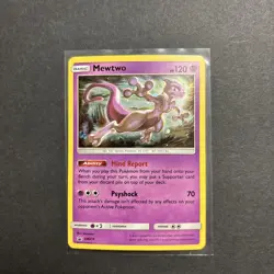 Pokemon TCG BlackStar Promo card- Mewtwo - Sun & Moon SM214 - Image 1