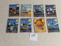 8 Pokemon x Van Gogh Black Star Promo ACG Art Card - read description - Image 1
