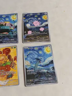 8 Pokemon x Van Gogh Black Star Promo ACG Art Card - read description - Image 5
