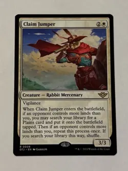 MTG Claim Jumper - Outlaws of Thunder Junction LP - Image 1