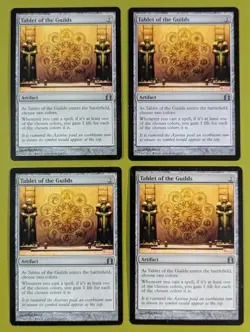 Tablet of the Guilds x4 Return to Ravnica 4x Playset Magic the Gathering MTG - Image 1