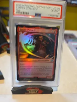 Magic The Gathering Final Fantasy Barret Wallace Foil 0129 FF7 PSA 10 Pop 2 - Image 1
